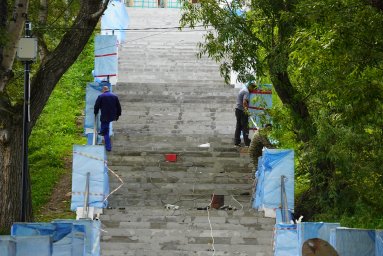 Идет по графику благоустройство исторического квартала в центре Петропавловска-Камчатского 4