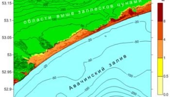 Карта цунамирайонирования создана на Камчатке