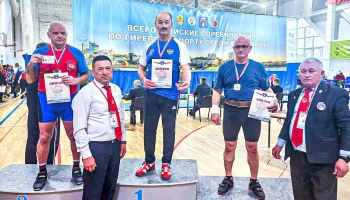 Камчатский ветеран стал победителем в чемпионате России по гиревому спорту