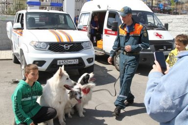 Сотрудники МЧС России приняли участие в военно-патриотической игре для школьников на Камчатке 0