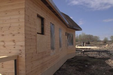 Благоустройство набережной Авачи в Елизове на Камчатке усложнил циклон 1