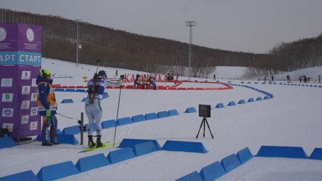 Спортсмены из 21 региона России борются за медали первенства России по биатлону на Камчатке 2