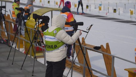 Спортсмены из 21 региона России борются за медали первенства России по биатлону на Камчатке 0