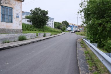 Ремонт дорожных участков в рамках национального проекта реализуют в Вилючинске на Камчатке 6