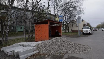 Замена остановочных павильонов стартовала в Елизово на Камчатке