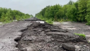 В Усть-Камчатском районе движение автотранспорта частично восстановлено