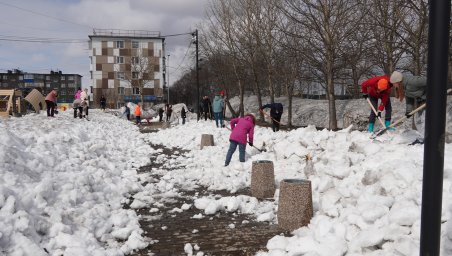 Андрей Воровский присоединился к субботнику в Перопавловске-Камчатском 8