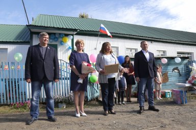 В селе Атласово Мильковского района открылся после капитального ремонта детский сад 7