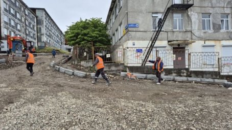 Завершение ремонта подъезда к краевой стоматологии запланировано на август в Петропавловске-Камчатском 3