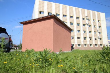 В столице Камчатки облагорожено здание насосной станции краевого роддома 3