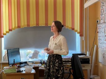 Урок, посвященный камчатской гонке на собачьих упряжках &laquo;Берингия&raquo;, прошел для школьников на Камчатке 0