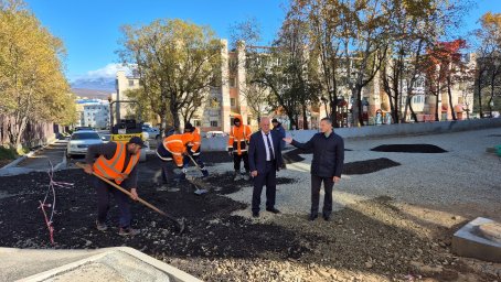 Работы по благоустройству микрорайона Мишенного-3 находятся на контроле властей Петропавловска-Камчатского 8