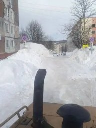 Чиститься от снега продолжает Петропавловск-Камчатский 1