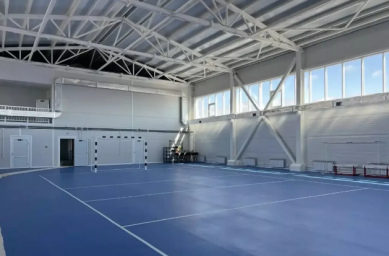 Новый модульный спортивный зал готов и будет введен в эксплуатацию к осени в Усть-Большерецке на Камчатке 0