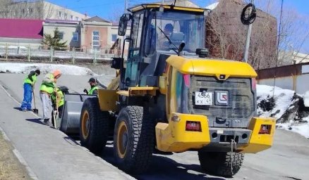В течение дня техника работала на центральных магистралях Петропавловска-Камчатского 4