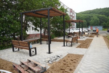 Реализация федеральной программы по благоустройству продолжается в Петропавловске-Камчатском 5