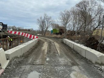 Мост на дороге к Халактырскому пляжу начали строить в Петропавловске-Камчатском 10
