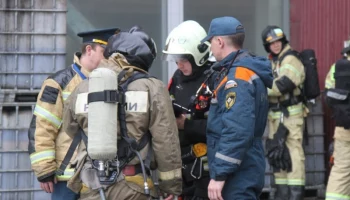 Более 60 пожарных тренировались тушить "Камчатскую мельницу"