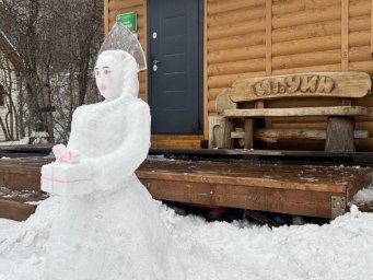 Снежным творчеством поделились государственные инспекторы Кроноцкого заповедника на Камчатке 1