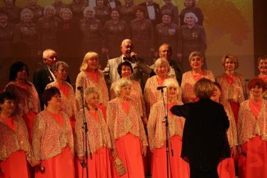 Торжественное мероприятие, посвященное 40-летию народного хора ветеранов войны и труда «Красная гвоздика», прошло на Камчатке 0