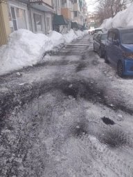 Дорожные службы работают круглосуточно на расчистке территорий Петропавловска-Камчатского 7