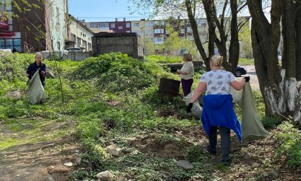 Завершающий общегородской весенний субботник прошел в Петропавловске-Камчатском 0
