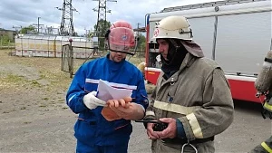 На Камчатке прошло пожарно-тактическое учение на объекте энергетики  