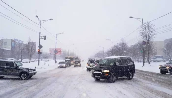 Петропавловск-Камчатский находится во власти затяжного циклона