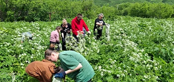 Очистили термальные источники от мусора жители Озерновского куста на Камчатке