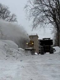 Городские службы продолжают плановую работу по зимнему содержанию улиц в Петропавловске-Камчатском 2