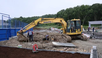 Благоустройство парка «Простоквашино» спортивно-рекреационного назначения идет в Елизово на Камчатке Благоустройство парка «Простоквашино» спортивно-рекреационного назначения идет в Елизово на Камчатке