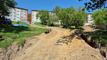 Благоустройство сквера на ул. Солнечной идет в Петропавловске-Камчатском 2