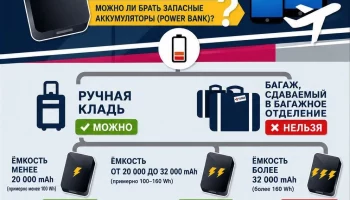 Как провезти пауэрбанк на борту самолёта, рассказали специалисты авиапредприятия Камчатки