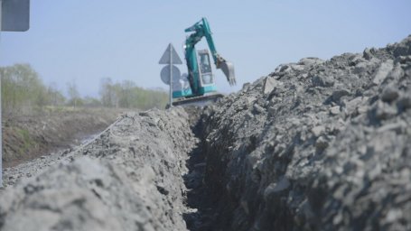Начался монтаж освещения на новой трассе к Халактырскому пляжу в Петропавловске-Камчатском 3