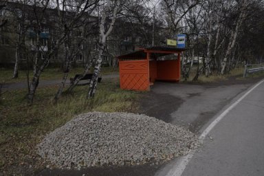 Замена остановочных павильонов стартовала в Елизово на Камчатке 7