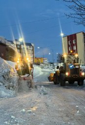 Плановые мероприятия по зимнему содержанию городских территорий продолжаются в Петропавловске-Камчатском 2