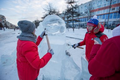 Желающих приглашают принять участие в конкурсе ледяных скульптур в Магадане 2