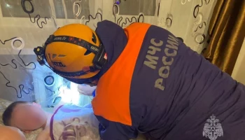 На Камчатке спасатели оказали помощь четырёхлетнему ребёнку, застрявшему в батарее