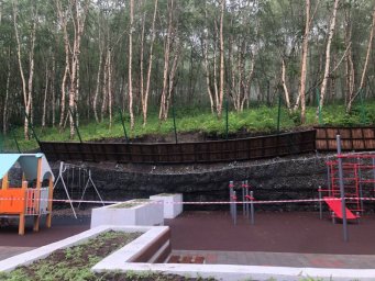 Дело об обрушении подпорной стены на детской площадке направлено в суд на Камчатке 0