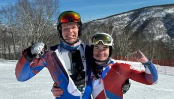 Юлия Плешкова подумывает сбросить 2 кг, а Никита Сафонов не ожидал, что станет победителем Первенства России по горнолыжному спорту