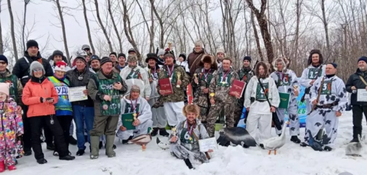 Соревнования по охотничьему двоеборью прошли в Елизове на Камчатке 0