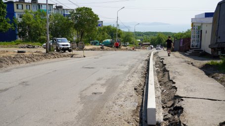 В столице Камчатки дорогу на ул. Абеля отремонтируют и сдадут в эксплуатацию уже осенью 2