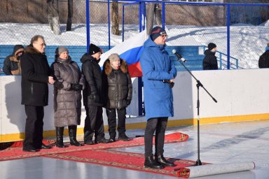 В столице Камчатки прошла церемония открытия ежегодных соревнований по хоккею с шайбой среди учащихся 0
