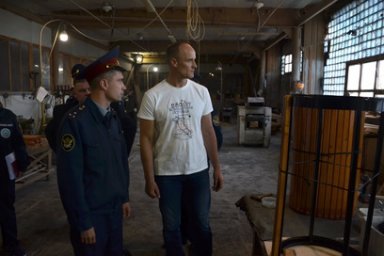 Заключенные ИК-6 на Камчатке изготавливают конструкции для пожарного поста в Вывенке 0