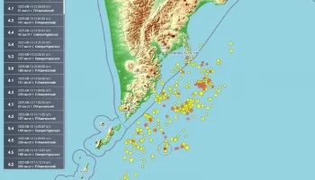 Статистика землетрясений остается нестабильной на Камчатке