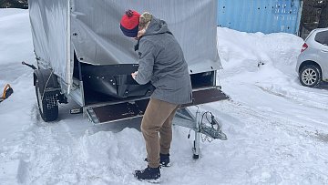 Специальные сани к снегоходам приобрел заповедник при поддержке благотворительного фонда на Камчатке 2