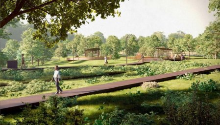 Зоны для малышей, ландшафтный амфитеатр, отдельная площадка для выгула собак появятся в парке Петропавловска-Камчатского 0