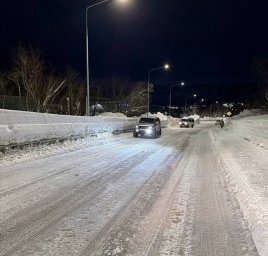 Масштабные работы по расчистке и вывозу снега осуществлялись ночью в Петропавловске-Камчатском 0