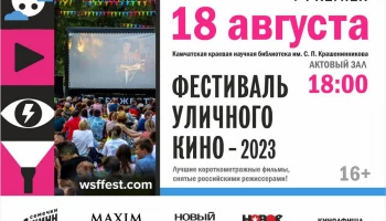В Петропавловске-Камчатском пройдет показ программы 10-го Фестиваля уличного кино