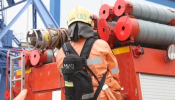 Пожарно-тактические учения прошли на Камчатке на Хладокомбинате